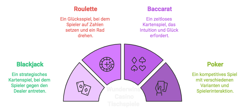 Wunderwins Klassische Casino-Tischspiele
